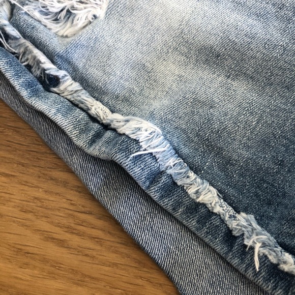 KANCAN High Rise Distressed Shorts Size 28 - Picture 4 of 7